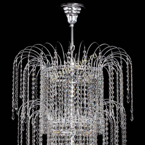 Люстра Каскад Винтовой в Самаре Гусь Хрустальный