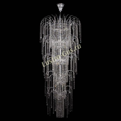 Люстра Каскад Винтовой в Самаре Гусь Хрустальный