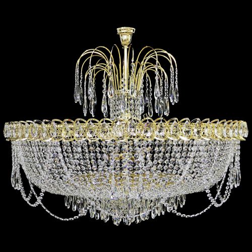Люстра Хрустальный Каскад №12 Королевский в Самаре Гусь Хрустальный