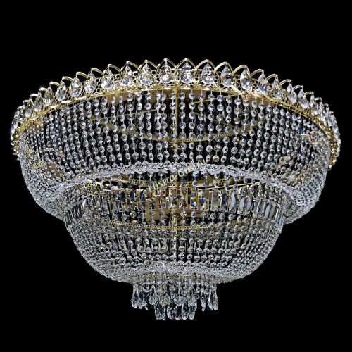 Люстра Хрустальный Каскад №13 2 яруса в Самаре Гусь Хрустальный