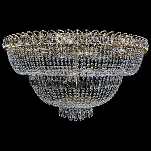 Люстра Хрустальный Каскад №13 2 яруса в Самаре Гусь Хрустальный