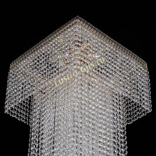 Люстра Колонна Квадрат Длинный в Самаре Гусь Хрустальный