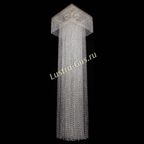 Люстра Колонна Квадрат Длинный в Самаре Гусь Хрустальный