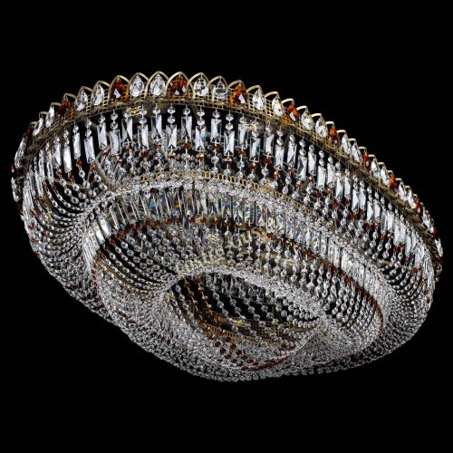 Люстра Кольцо Овал №17 под бронзу чайная в Самаре Гусь Хрустальный