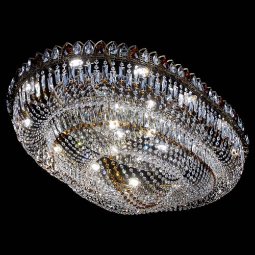 Люстра Кольцо Овал №17 под бронзу чайная в Самаре Гусь Хрустальный