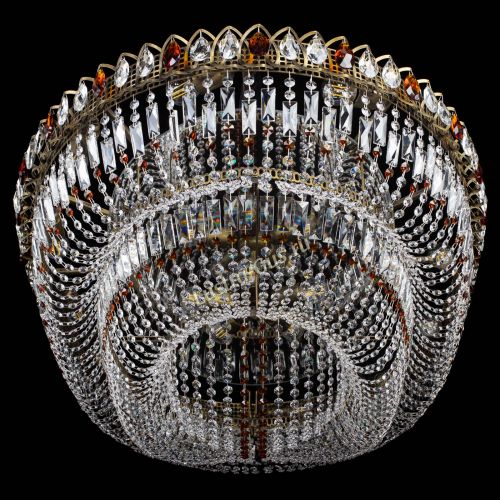 Люстра Кольцо Овал №17 под бронзу чайная в Самаре Гусь Хрустальный