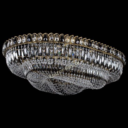 Люстра Кольцо Овал №17 под бронзу черная в Самаре Гусь Хрустальный