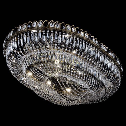 Люстра Кольцо Овал №17 под бронзу черная в Самаре Гусь Хрустальный