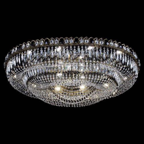 Люстра Кольцо Овал №17 под бронзу черная в Самаре Гусь Хрустальный