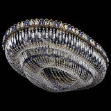 Люстра Кольцо Овал №17 под бронзу синяя в Самаре