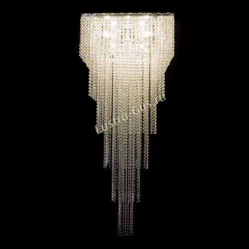 Люстра Квадрат Каскад №8 в Самаре Гусь Хрустальный