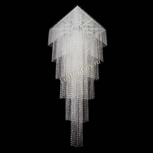 Люстра Квадрат Каскад №8 в Самаре Гусь Хрустальный