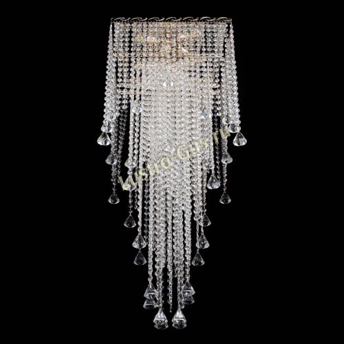 Люстра Квадрат Водопад с конусами в Самаре Гусь Хрустальный