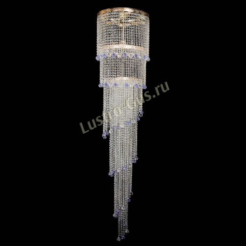 Люстра Милан каскад шар фиолетовый в Самаре Люстра Милан каскад шар фиолетовый в Самаре