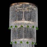 Люстра Милан каскад шар зеленый в Самаре