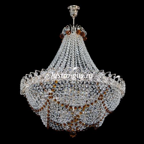 Люстра Натали с нарядом Роза чайная в Самаре Гусь Хрустальный