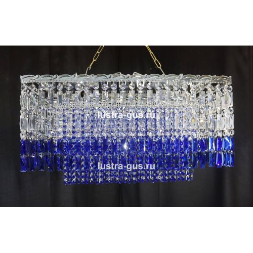 Люстра Капель Прямоугольная Пластинка в Самаре Гусь Хрустальный