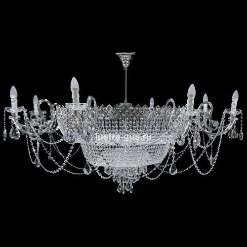 Люстра Сластёна со свечами в Самаре Гусь Хрустальный