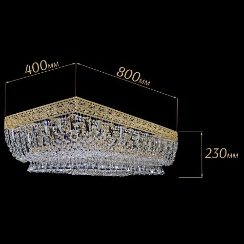 Люстра Прямоугольник Италия №8 в Самаре Гусь Хрустальный