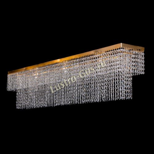 Люстра Прямоугольник Капель в Самаре Гусь Хрустальный