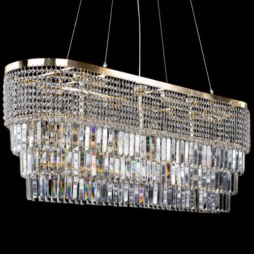 Люстра Прямоугольник Сигма №14 пластинка в Самаре Гусь Хрустальный