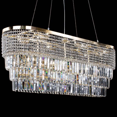 Люстра Прямоугольник Сигма №14 пластинка в Самаре Гусь Хрустальный