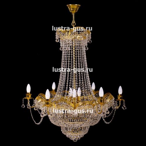 Люстра Султан золото № 18 в Самаре Гусь Хрустальный