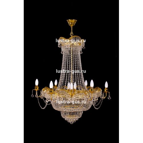Люстра Султан золото № 18 в Самаре Гусь Хрустальный
