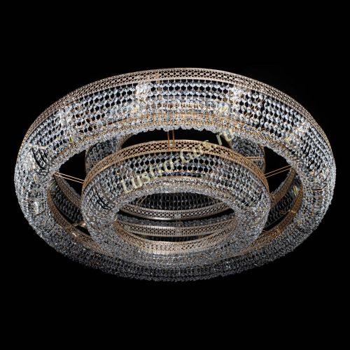 Люстра Венеция двойное кольцо №12 в Самаре Гусь Хрустальный