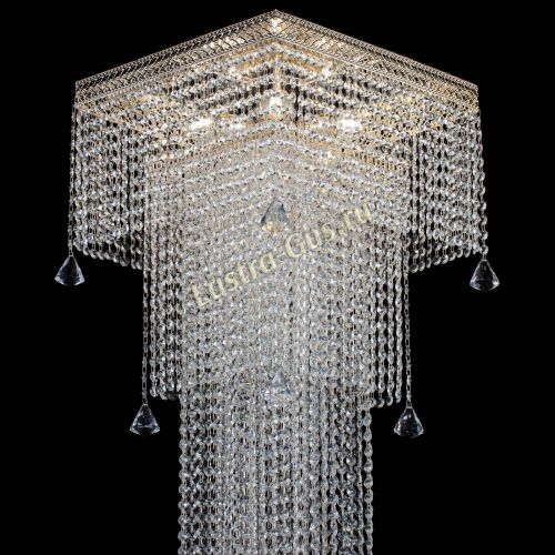 Люстра Венеция Квадрат пирамида с конусами в Самаре Гусь Хрустальный