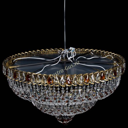 Люстра Водопад Обтикон №15 под бронзу чайная в Самаре Гусь Хрустальный