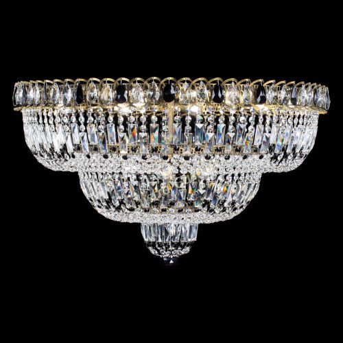 Люстра Водопад Обтикон №15 под бронзу черная в Самаре Гусь Хрустальный