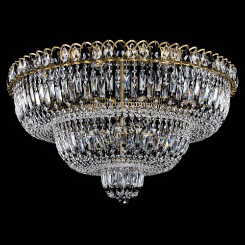 Люстра Водопад Обтикон №15 под бронзу черная в Самаре Гусь Хрустальный