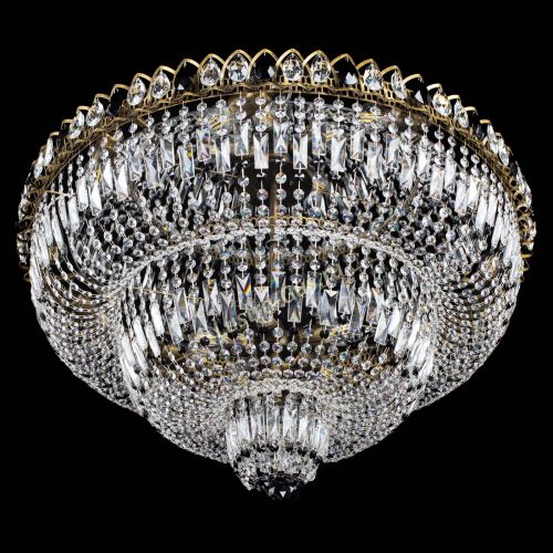 Люстра Водопад Обтикон №15 под бронзу черная в Самаре Гусь Хрустальный