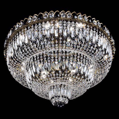 Люстра Водопад Обтикон №15 под бронзу черная в Самаре Гусь Хрустальный