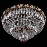 Люстра Водопад Обтикон №15 под бронзу красная в Самаре