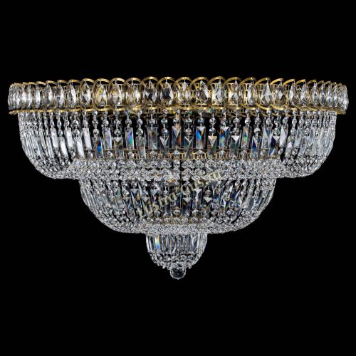 Люстра Водопад Обтикон №15 под бронзу в Самаре Гусь Хрустальный