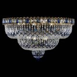 Люстра Водопад Обтикон №15 под бронзу синяя в Самаре