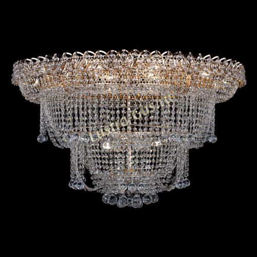 Люстра Водопад Софья большая в Самаре Гусь Хрустальный