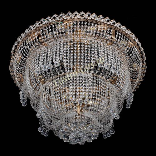 Люстра Водопад Софья большая в Самаре Гусь Хрустальный