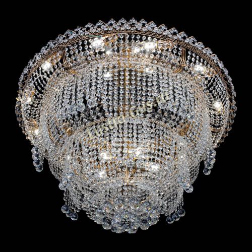 Люстра Водопад Софья большая в Самаре Гусь Хрустальный