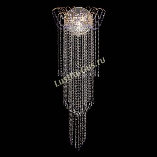 Бра Агата №1 длинная фиолетовая в Самаре Гусь Хрустальный