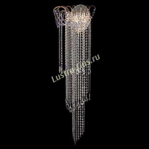 Бра Агата №1 длинная фиолетовая в Самаре Гусь Хрустальный