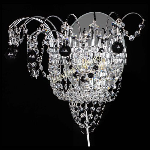 Бра Агата №3 черная в Самаре Гусь Хрустальный