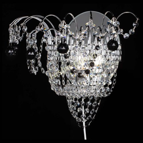 Бра Агата №3 черная в Самаре Гусь Хрустальный