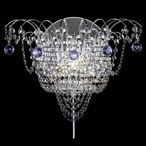 Бра Агата №3 фиолетовая в Самаре Гусь Хрустальный