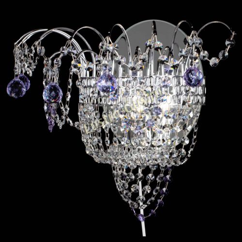 Бра Агата №3 фиолетовая в Самаре Гусь Хрустальный