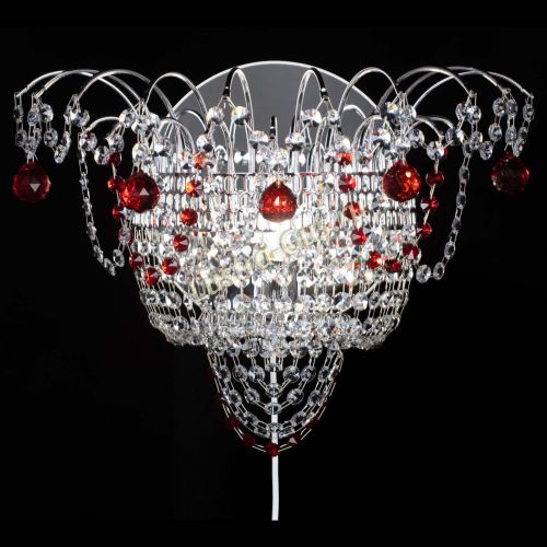 Бра Агата №3 красная в Самаре Гусь Хрустальный