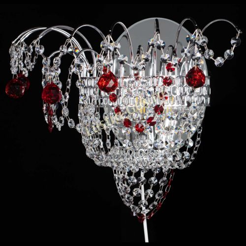 Бра Агата №3 красная в Самаре Гусь Хрустальный