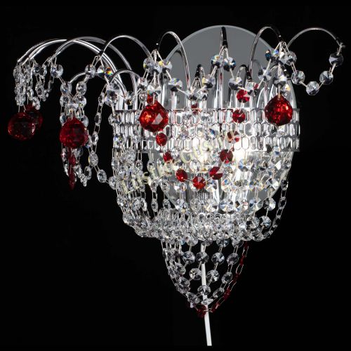 Бра Агата №3 красная в Самаре Гусь Хрустальный